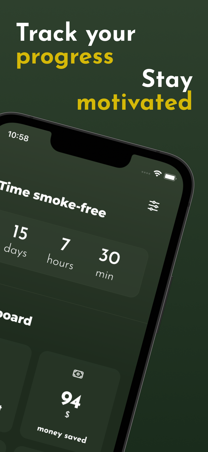 Quit Smoking Tracker Stop it