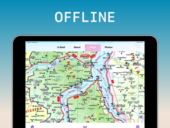Lake Como Travel Guide - Italy iPad screenshot 4 - Navigation app