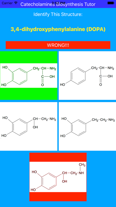Screenshot #2 pour Catecholamines Synthesis Tutor