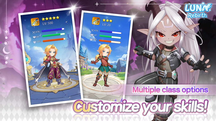 Luna Rebirth Idle MMORPG