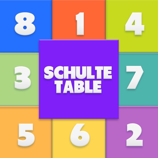 Schulte Table - Speed Reading. icon