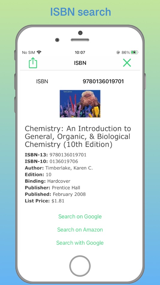 #8. Green QR & Barcode Scanner (iOS) 由: Hoang Linh