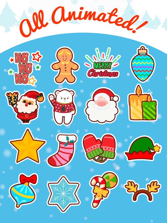 Screenshot #6 pour Christmas Stickers *