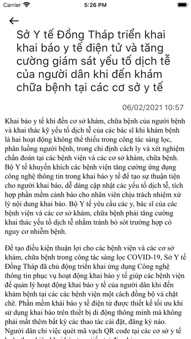Y Tế Đồng Tháp Screenshot