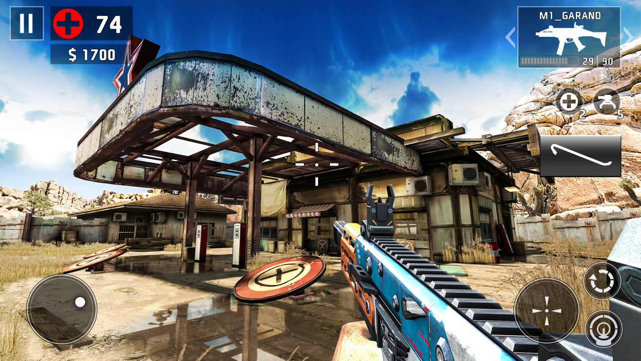 DEAD TRIGGER 2: Zombie Games iOS Mod IPA screenshot 2 - iOS game interface