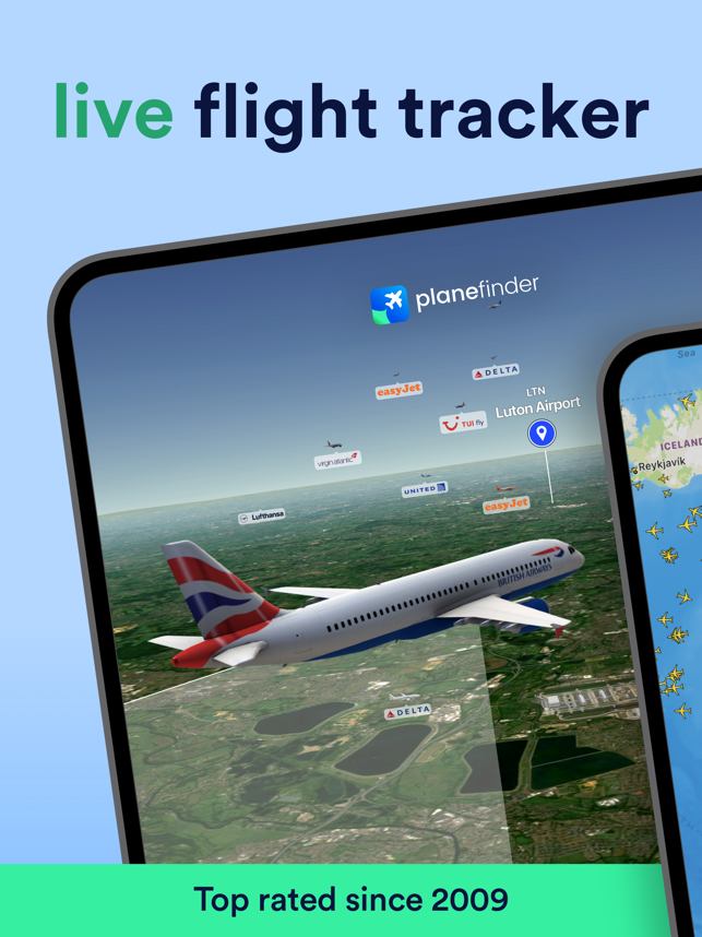 ‎Plane Finder ⁃ Flight Tracker Capture d'écran