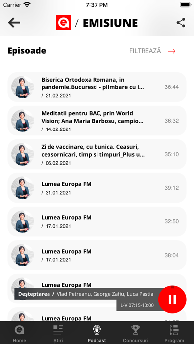 Europa FM Screenshot