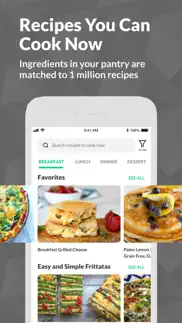 cooklist: pantry meals recipes iphone screenshot 2