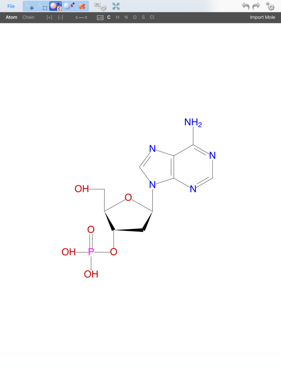 Screenshot #4 pour iMolecular Draw for iPad