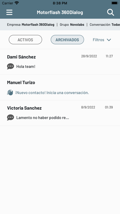 Motorflash Message Screenshot