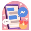 Social mirroring screen dream icon
