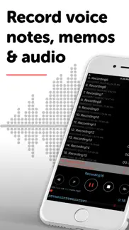 dictaphone - audio recorder iphone screenshot 1