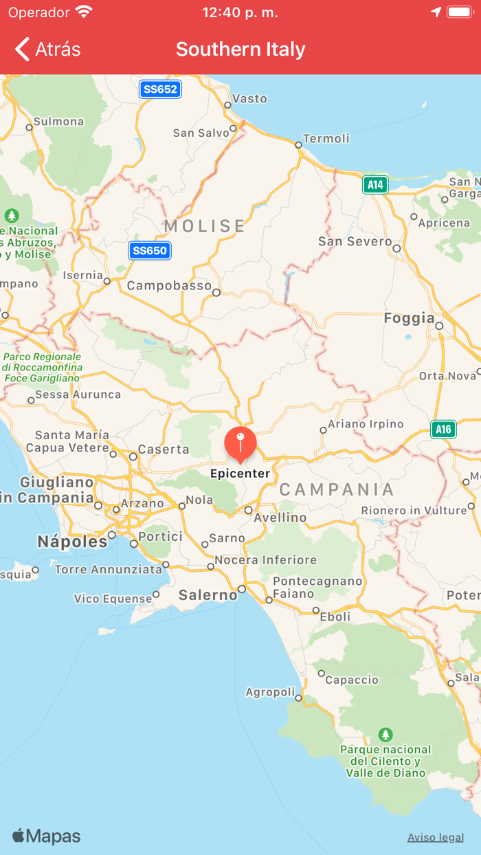 My Earthquake Alerts and Feed
