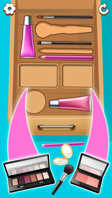 Fill the Hole Makeup Organizer Screenshot