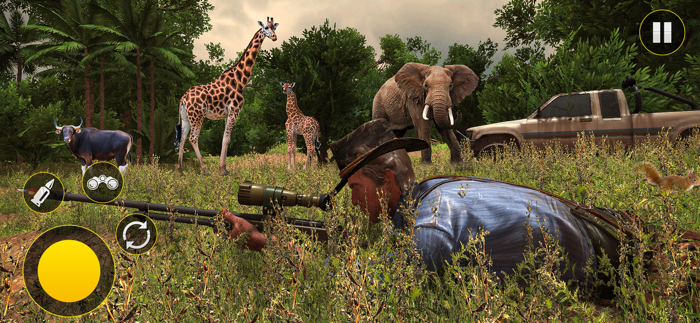 Animal Dino Deer Hunting Games