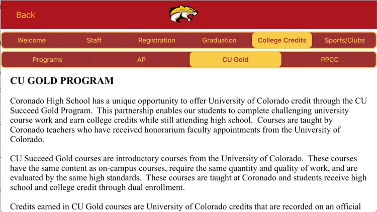 Coronado Course Catalog