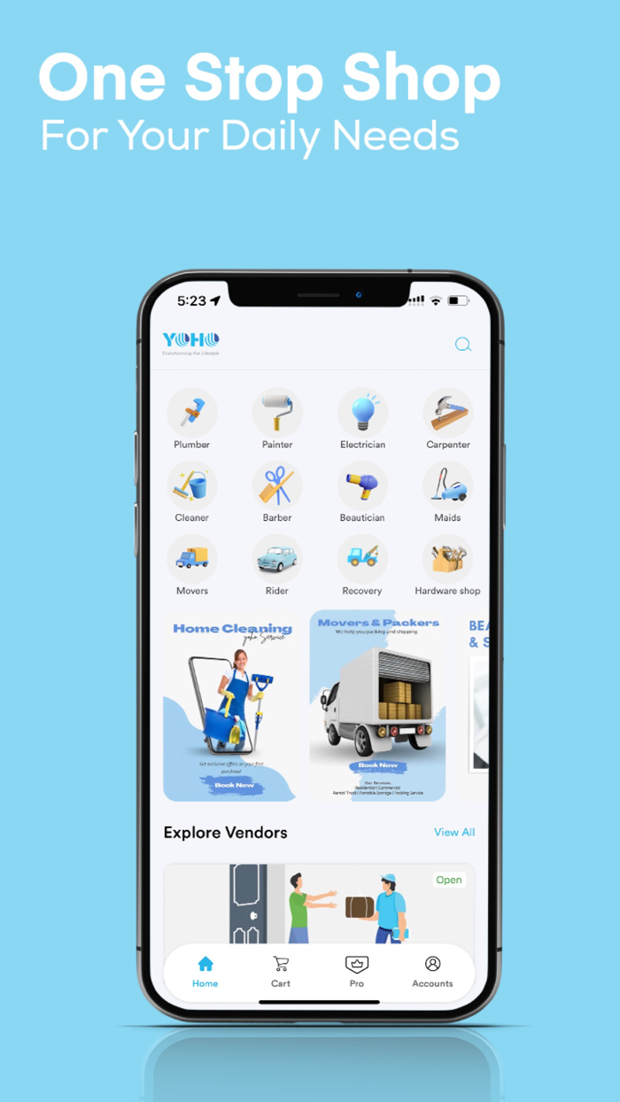 YOHO-Food Delivery and Grocery