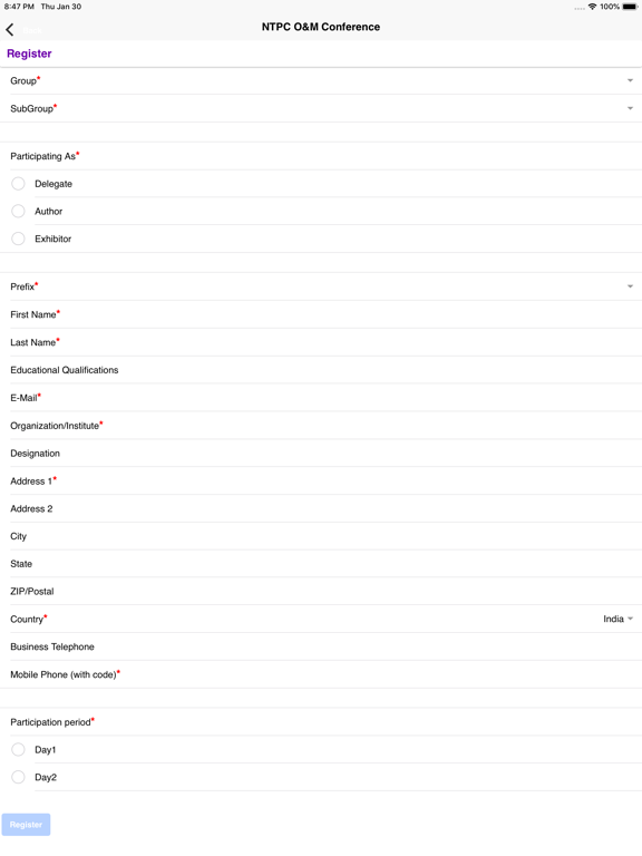 Screenshot #4 pour NTPC O&M CONF
