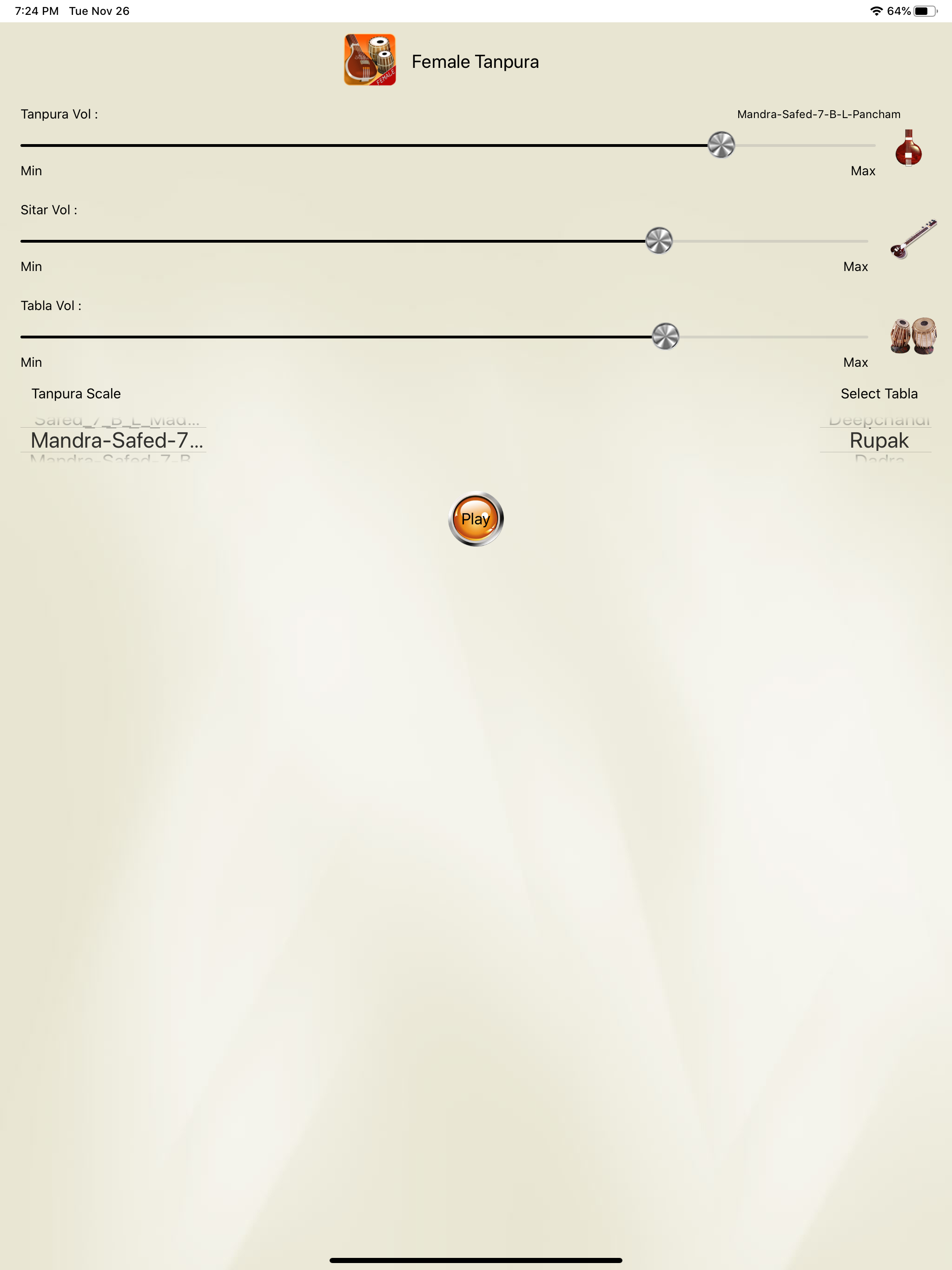 Female Tanpura screenshot 6