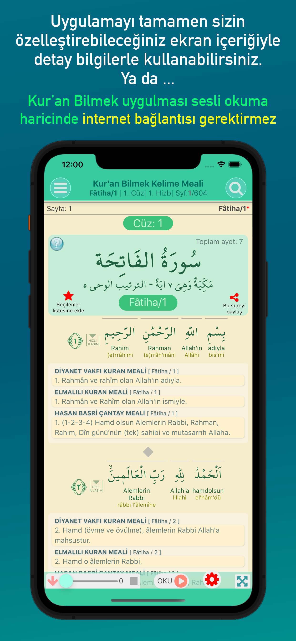Kuran Bilmek Kelime Mana Meal