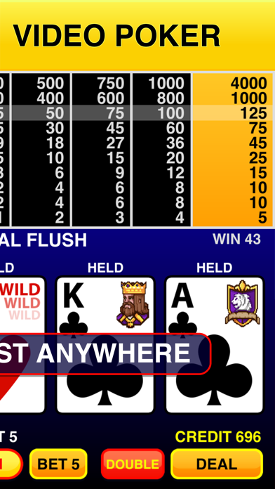 Screenshot #2 pour Video Poker Classic ®