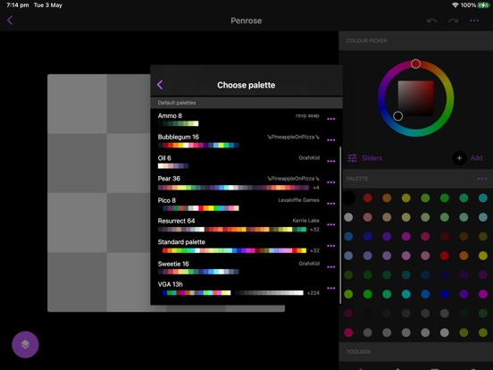 Pixel Brush: 8 bit hobby gifs iPad screenshot 4 - Graphics & Design app
