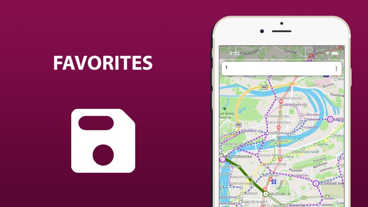 Public transport map Prague screenshot-3