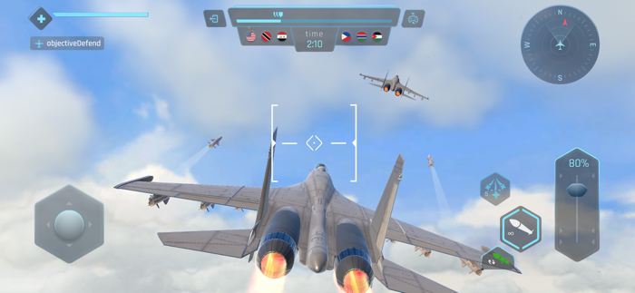 Sky Warriors Airplane Games