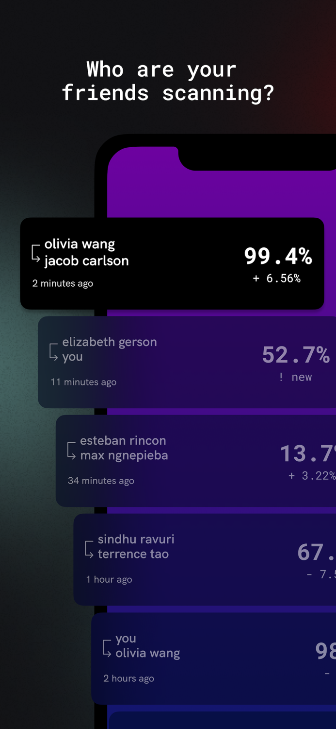 Checkmate - scan your friends