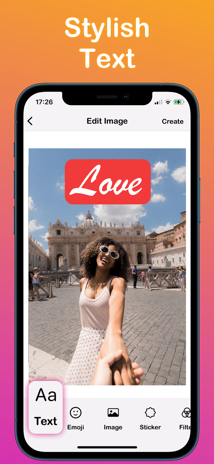 Social Editor - Text on Photos