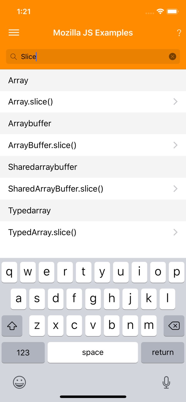 iPhone screenshot