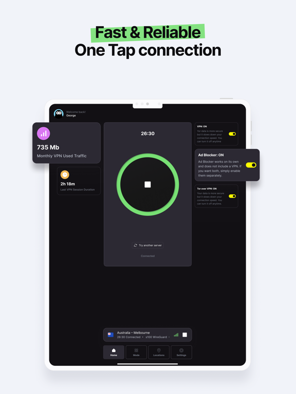 ForestVPN: Secure VPN Master iPad screenshot 2 - Productivity app