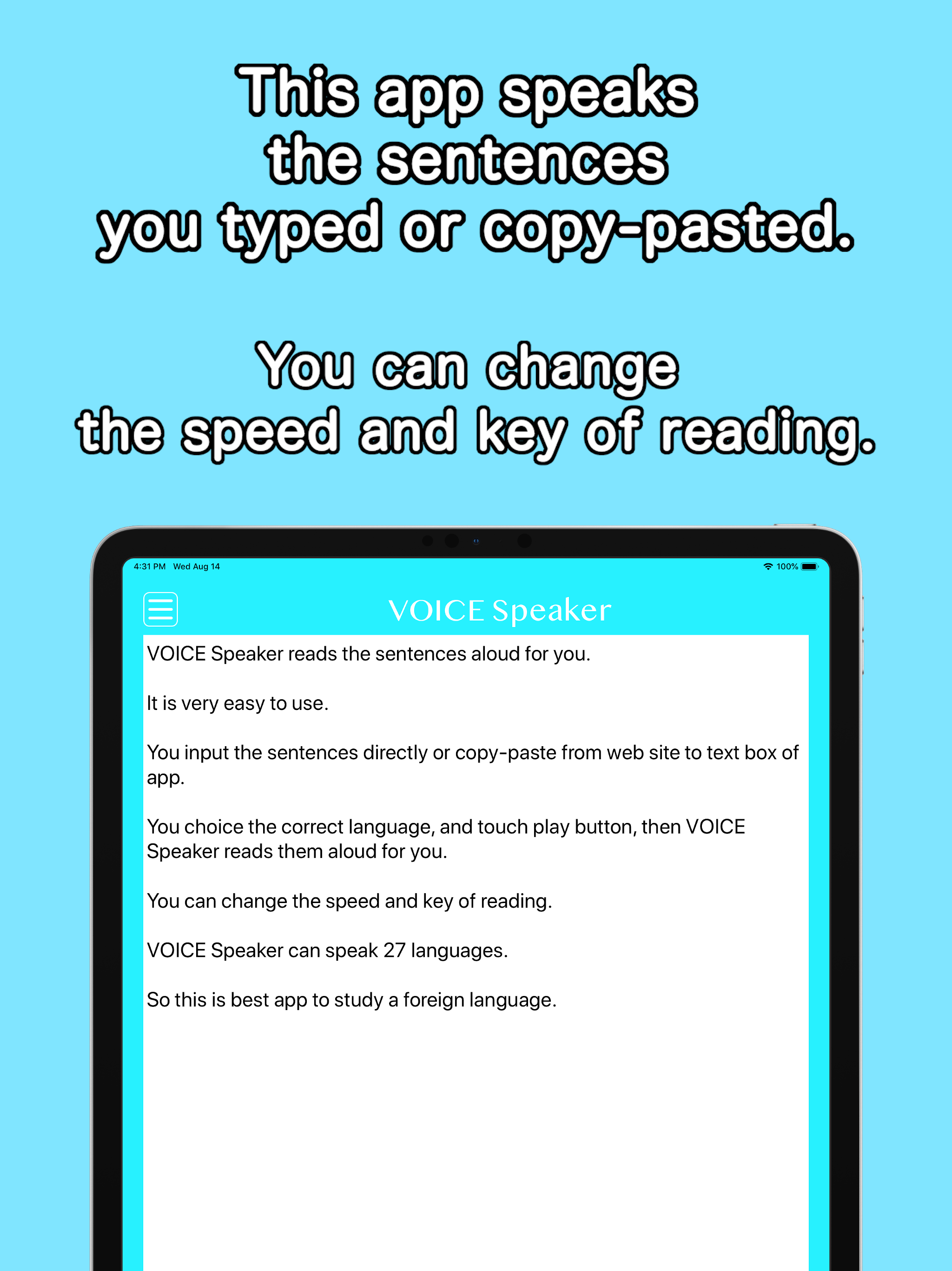 VOICE Speaker screenshot 6