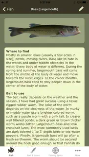 freshwater fishing guide iphone capturas de pantalla 2