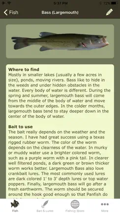 Freshwater Fishing Guide iPhone image 2