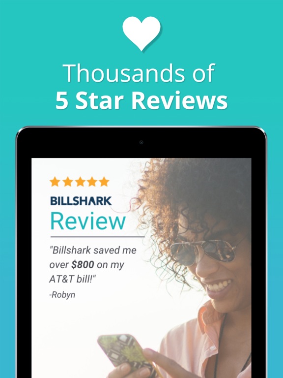 Billshark app iPad screenshot 3 - Finance app