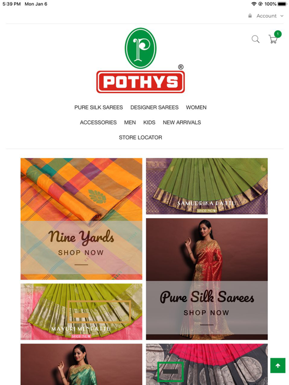 Screenshot #4 pour Pothys Aalayam of Silks