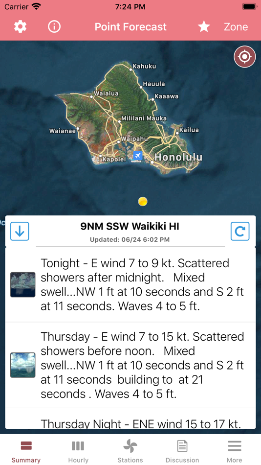 #1. Wind Speed Forecast App (iOS) 由: LW Brands, LLC