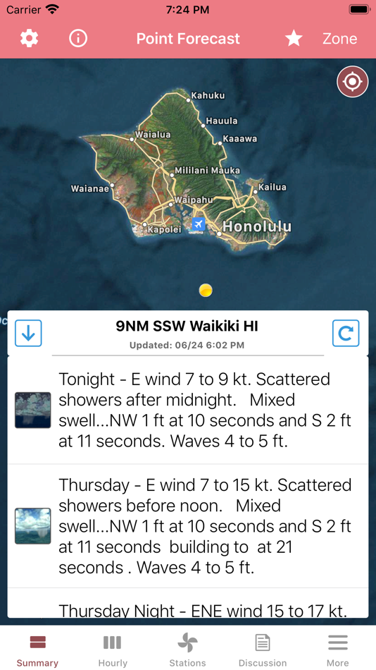 Wind Speed Forecast App - 1.15 - (iOS)