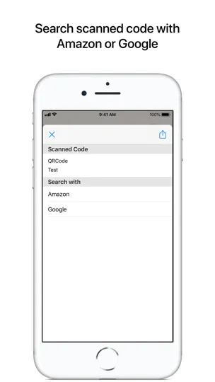 Capture d'écran de QR & Barcode Reader Writer sur iPhone 2
