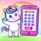 Baby Unicorn Phone For Kids 2+