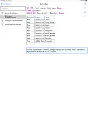 sql recipes ipad bildschirmfoto 2
