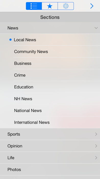 The Nashua Telegraph Screenshot