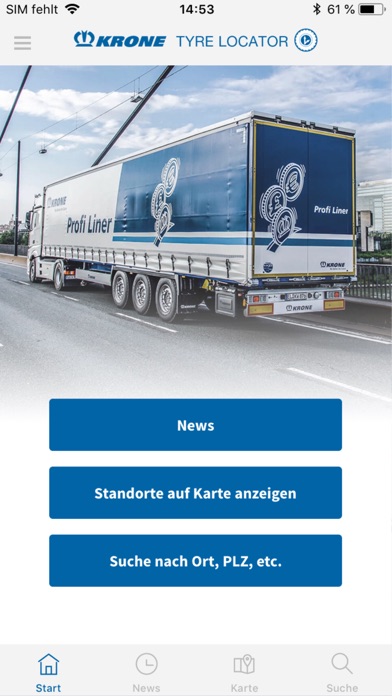Screenshot #1 pour KRONE Tyre Locator