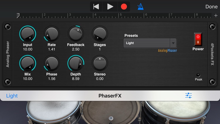 PhaserFX AUv3 Plugin