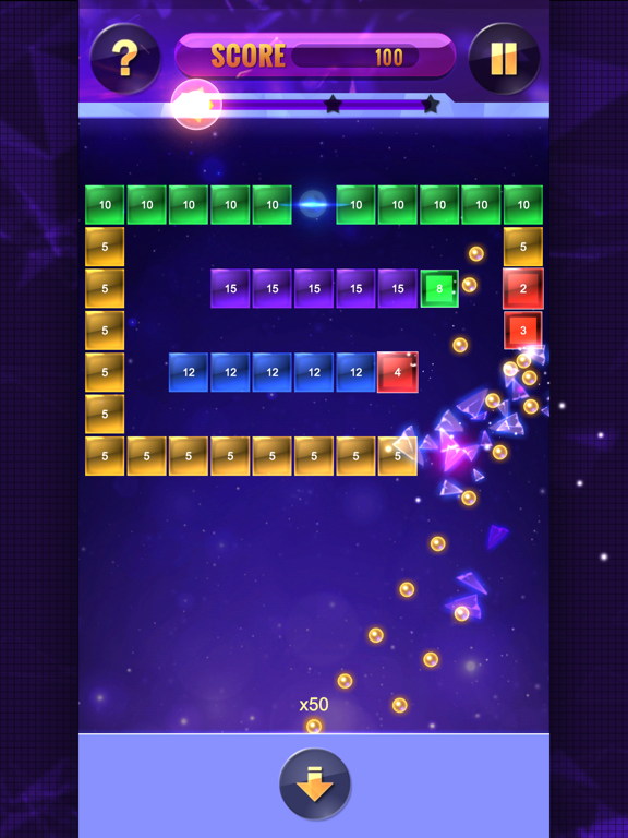 Brick Ball Breaker iPad screenshot