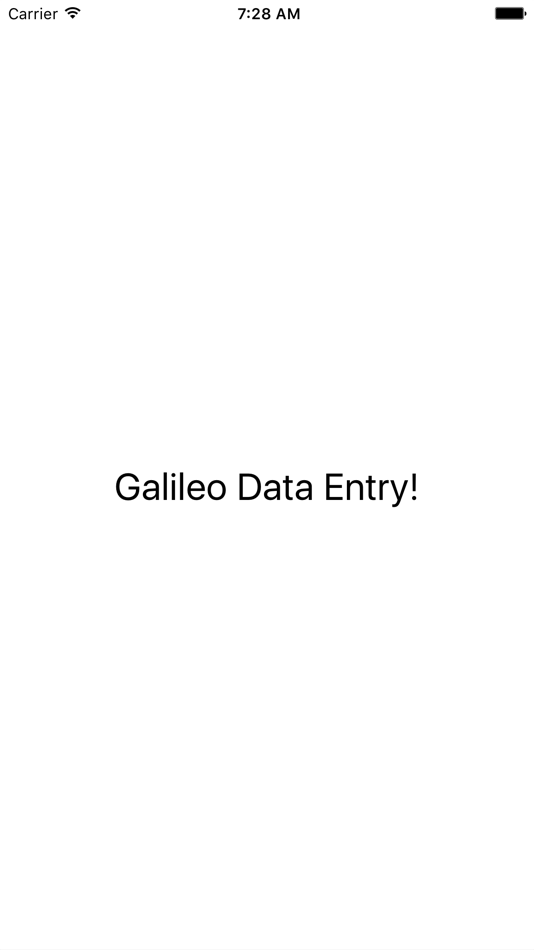 Galileo Data Entry - 0.16 - (iOS)