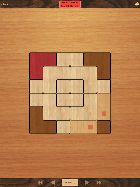 Klotski puzzle game iPad screenshot