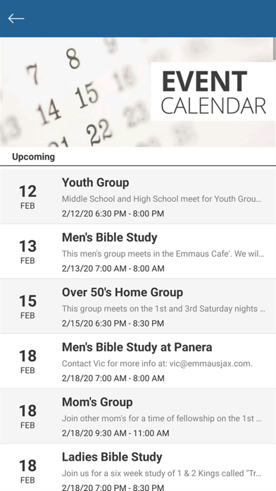 Emmaus Church Jacksonville Screenshot