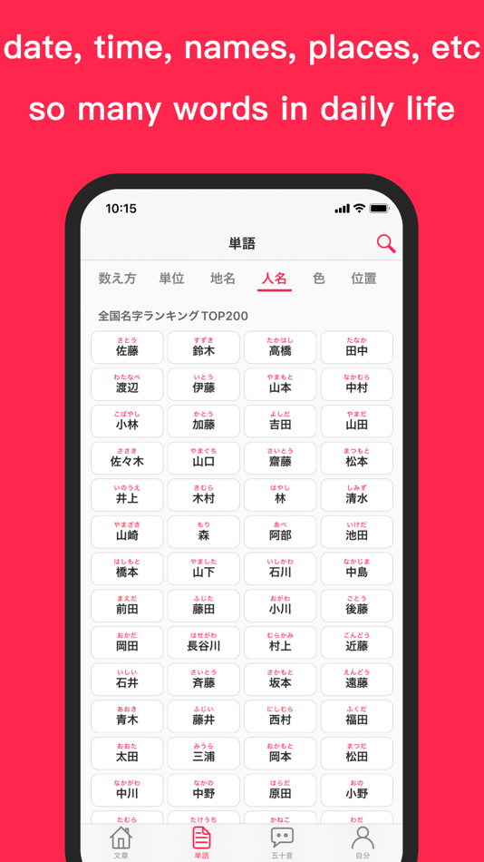 #6. Japanese Pronunciation - JLPT (iOS) بواسطة: 益 余